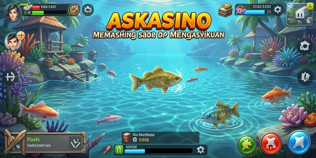 Gameplay memancing yang mendebarkan dan penuh warna.