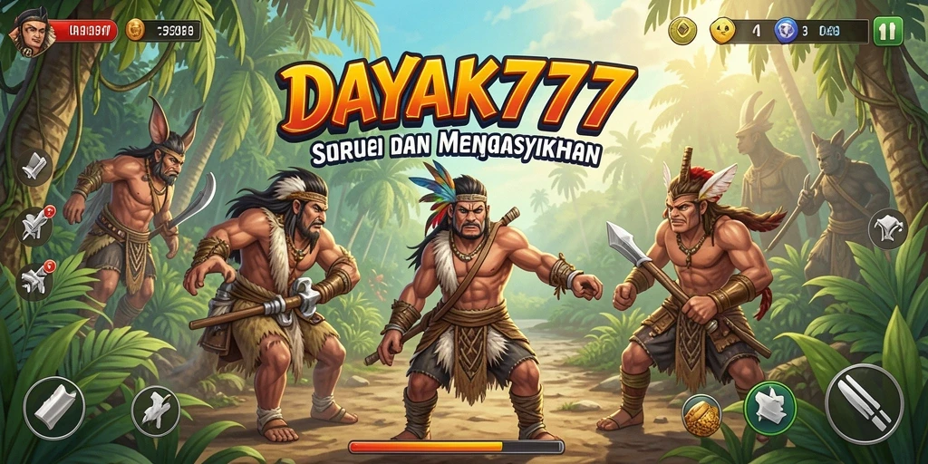 Tangkapan layar dari gameplay seru DAYAK777 yang penuh aksi.
