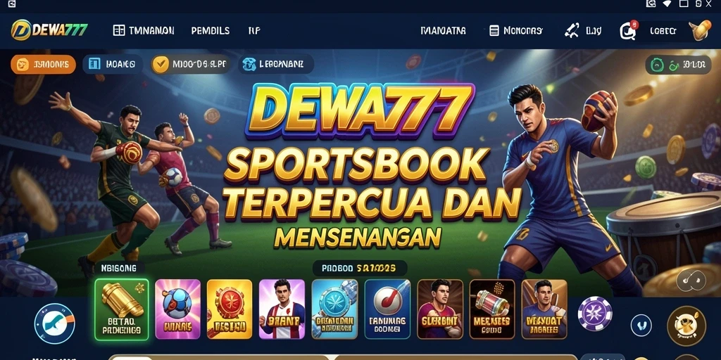 Tangkapan layar DEWA777 menampilkan taruhan langsung dengan statistik pertandingan.