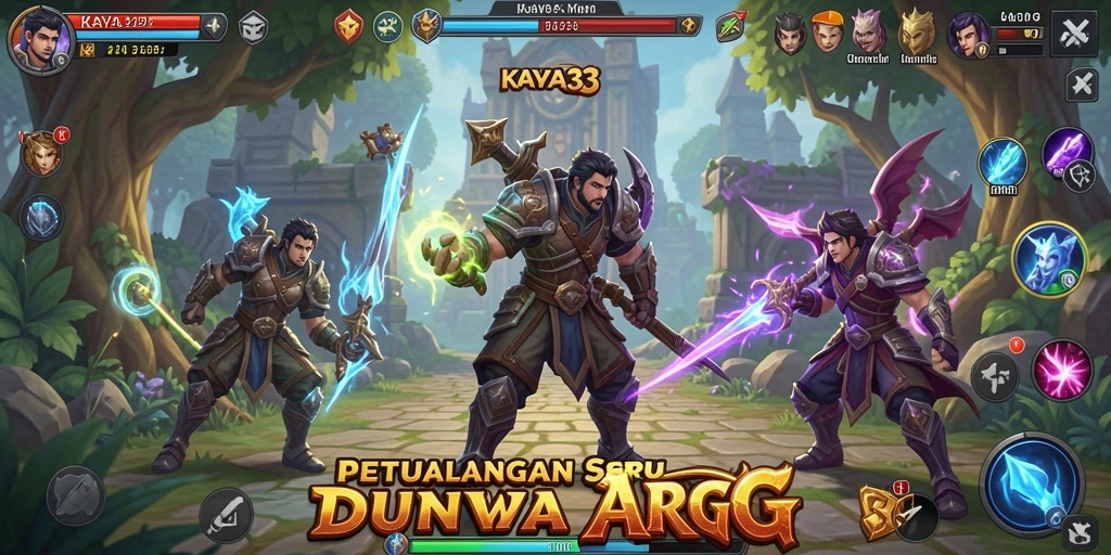 Tampilan permainan KAYA33 yang penuh aksi dan petualangan menarik.