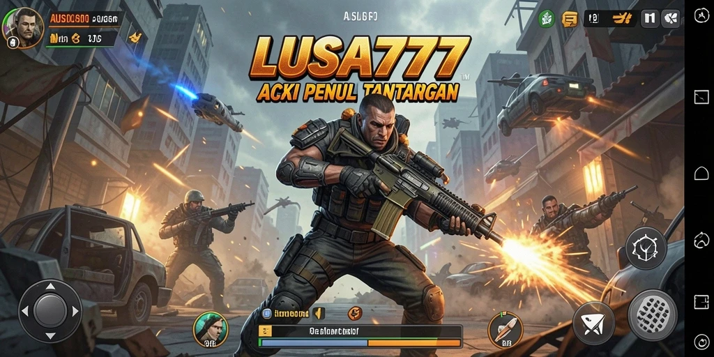 Screenshot LUSA777 menampilkan aksi dan ketegangan gameplay yang intens.