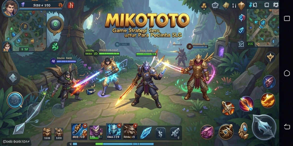 Tampilan gameplay seru dan strategis di MIKOTOTO