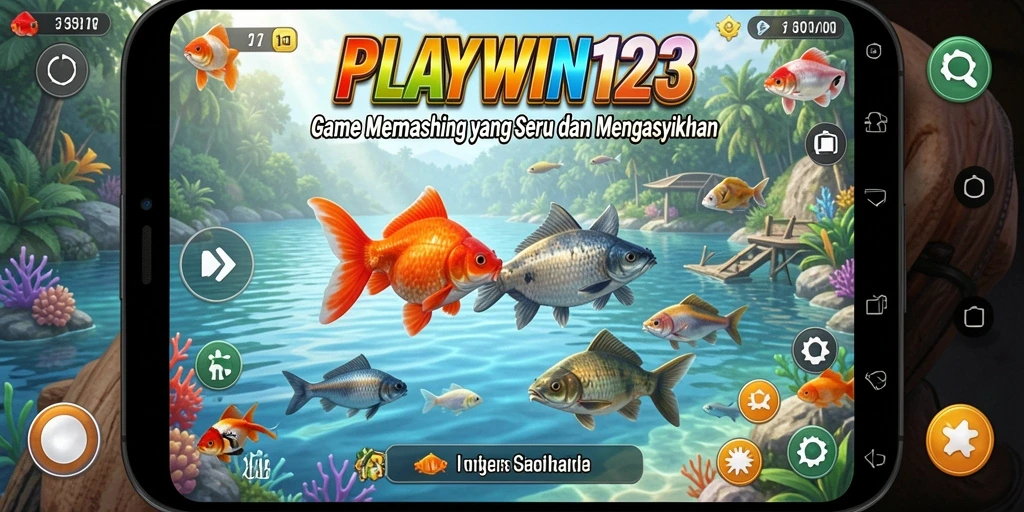 Tangkapan ikan yang besar dalam gameplay PLAYWIN123.
