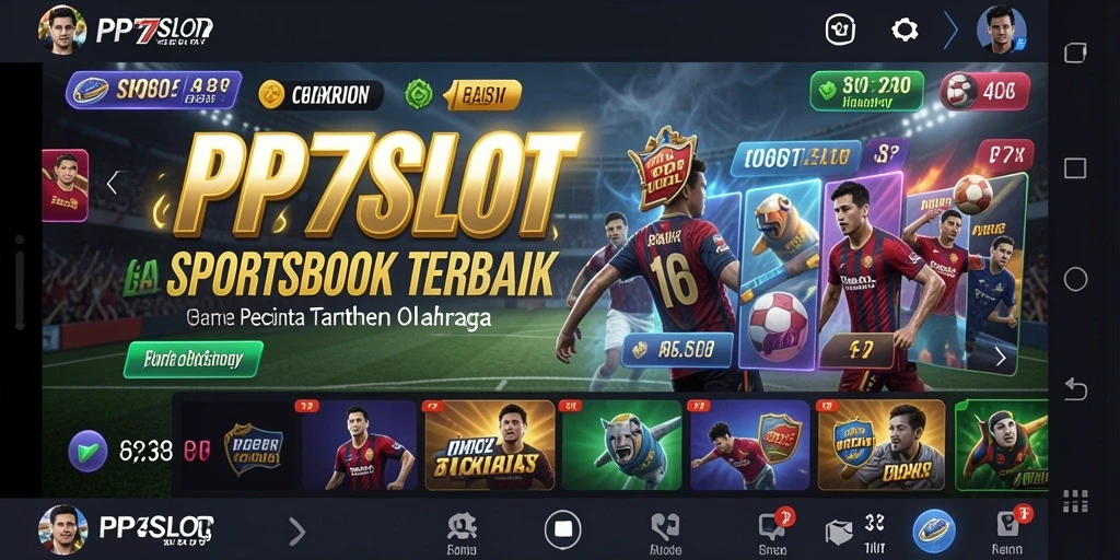 Tampilan utama PP7SLOT menampilkan pengalaman taruhan olahraga yang seru.