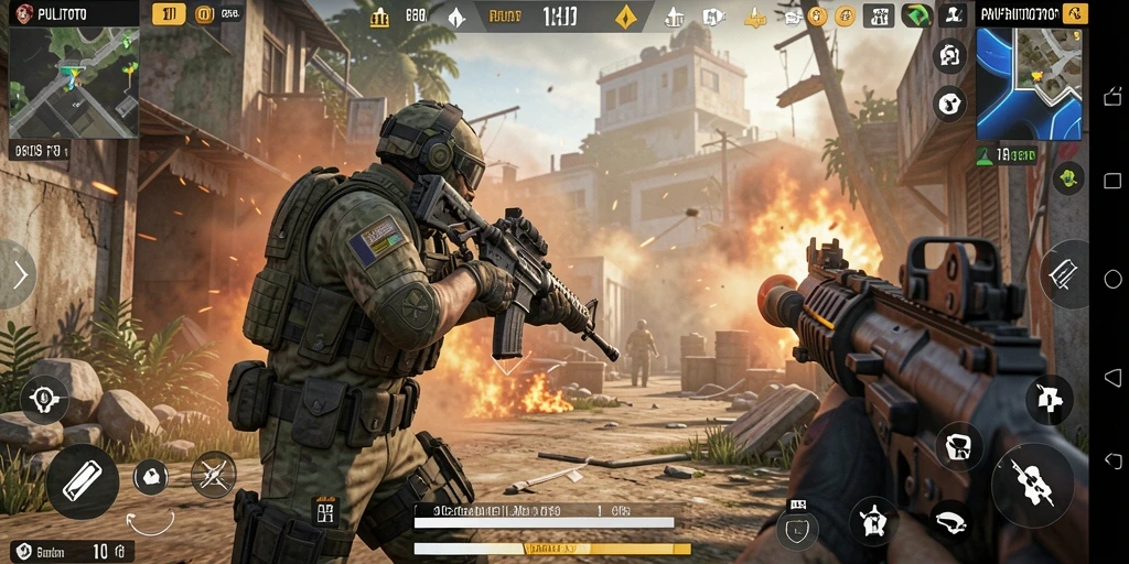 Tampilan aksi mendebarkan dalam gameplay PULITOTO.