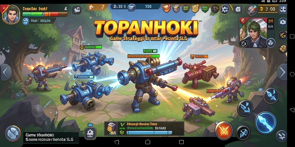 Gambaran aksi seru dalam gameplay hoki TOPANHOKI.