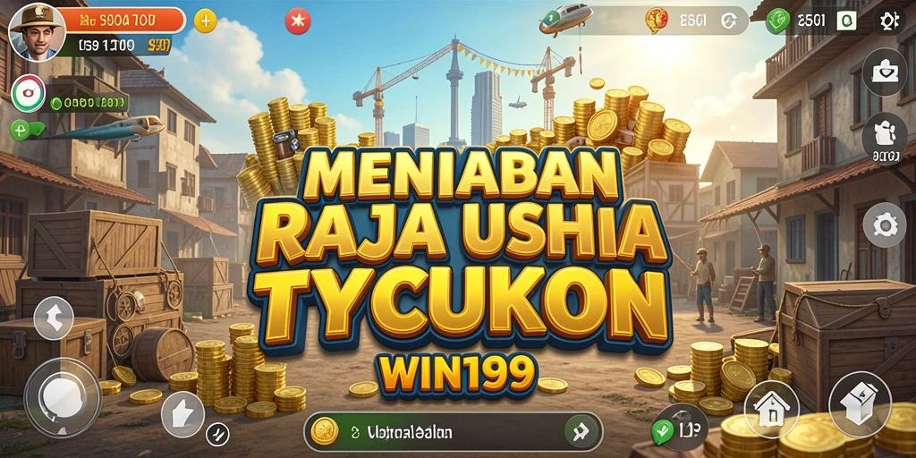 Menampilkan tampilan menggembirakan dari gameplay Tycoon.