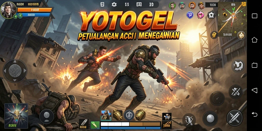 Screenshot gameplay YOTOGEL menampilkan pertarungan seru dengan grafis yang menawan.